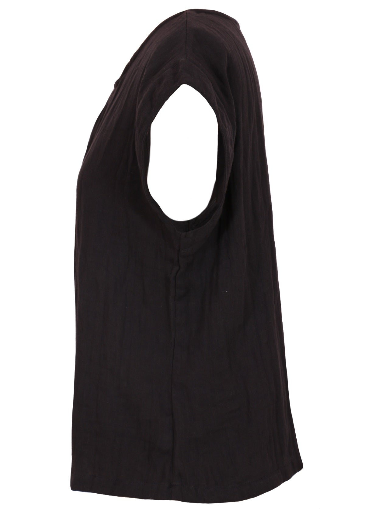 Cap sleeved double cotton top