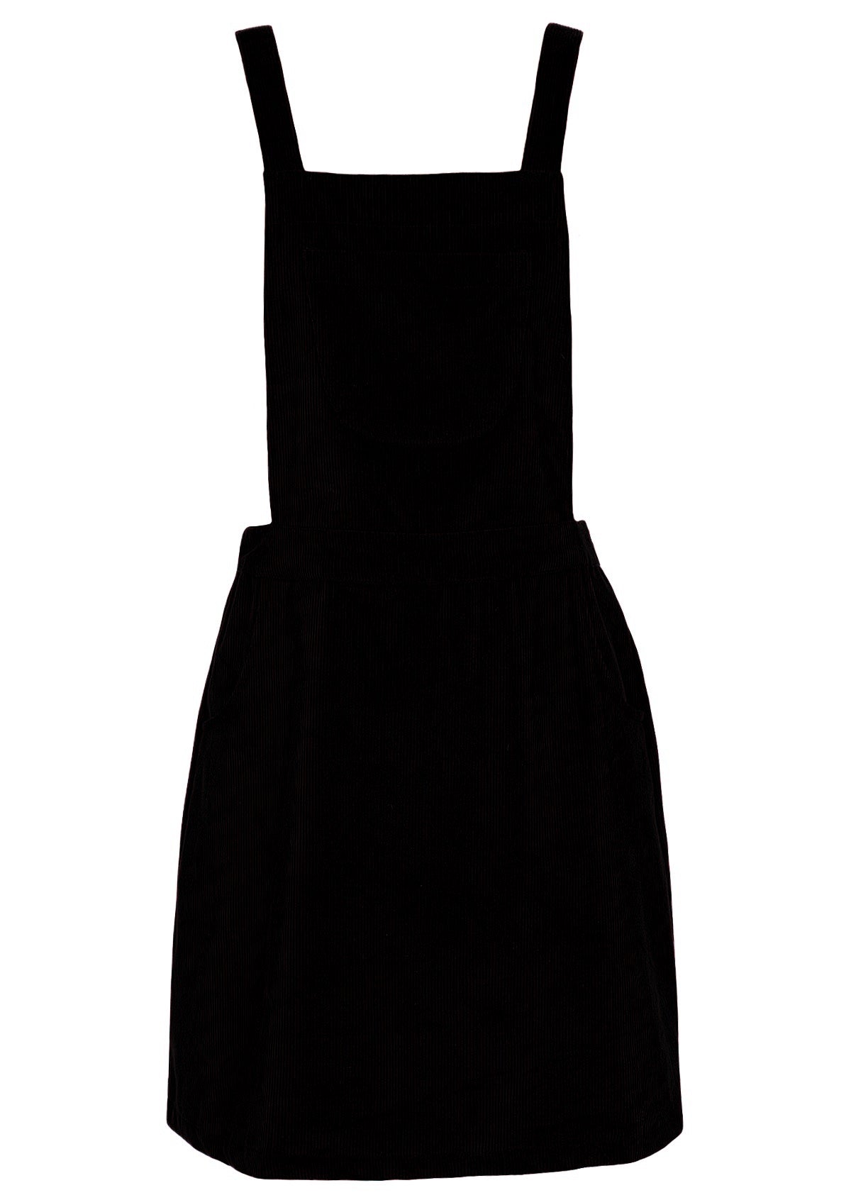 100% cotton corduroy pinafore with three pockets