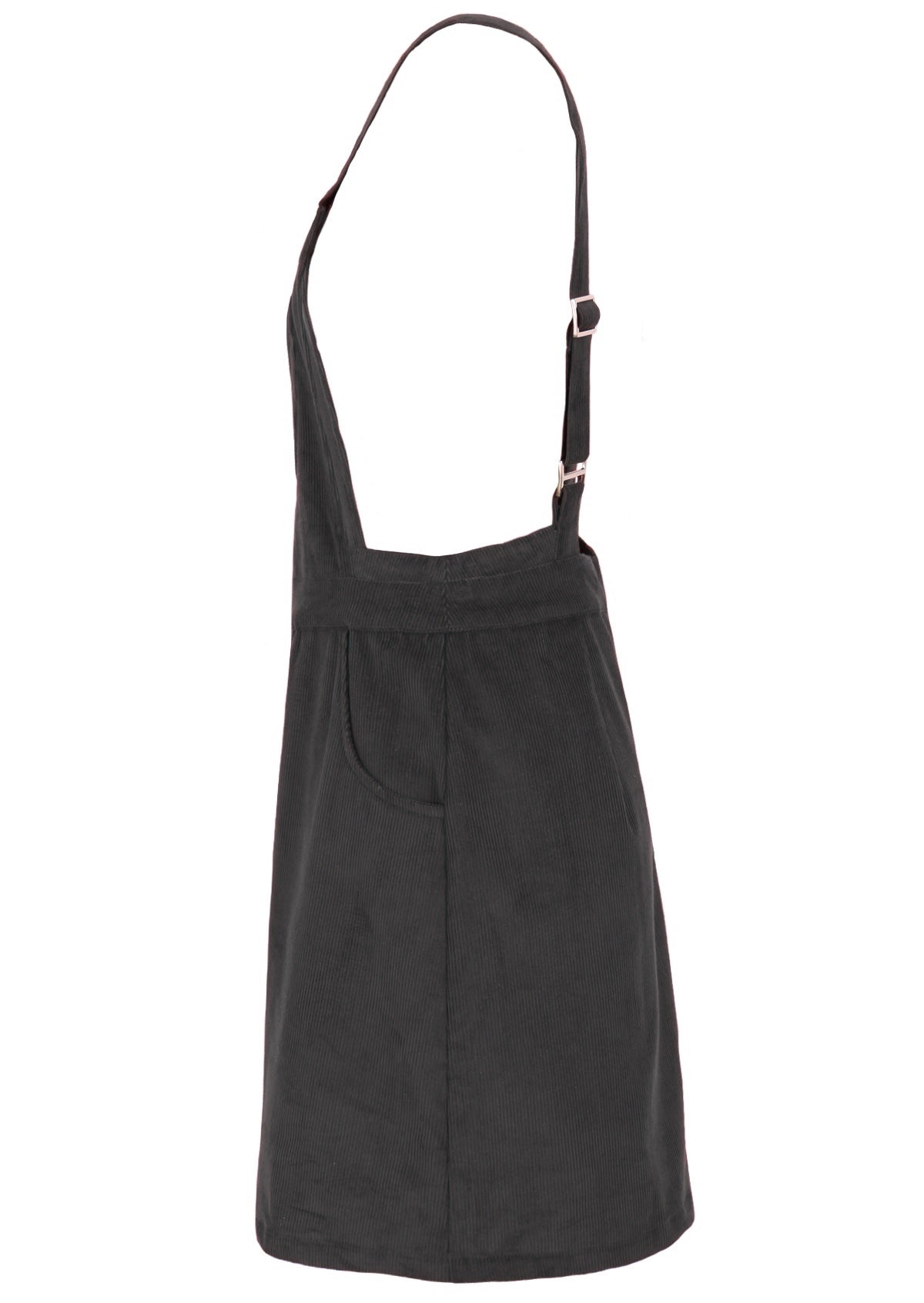 100% cotton corduroy pinafore has adjustable straps for the perfect fit.