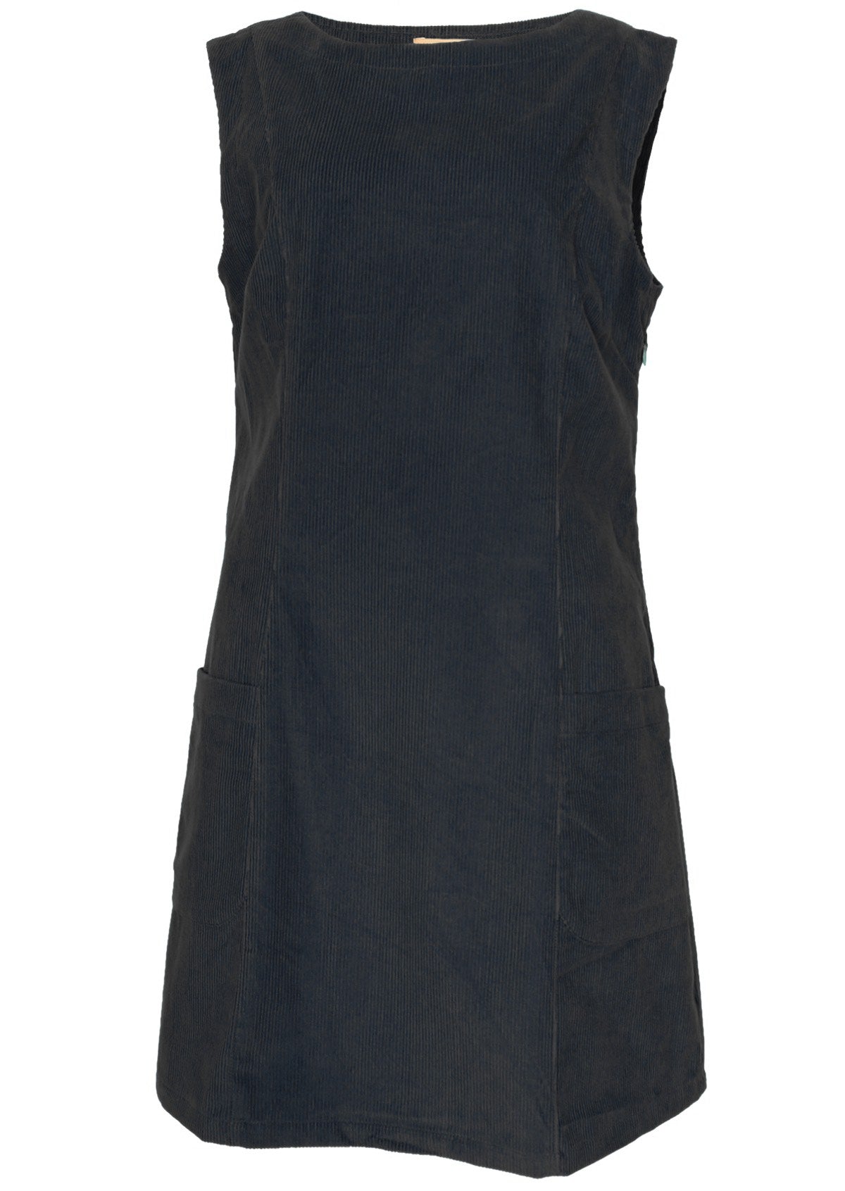 Outer Space grey 100% cotton tunic with pockets.