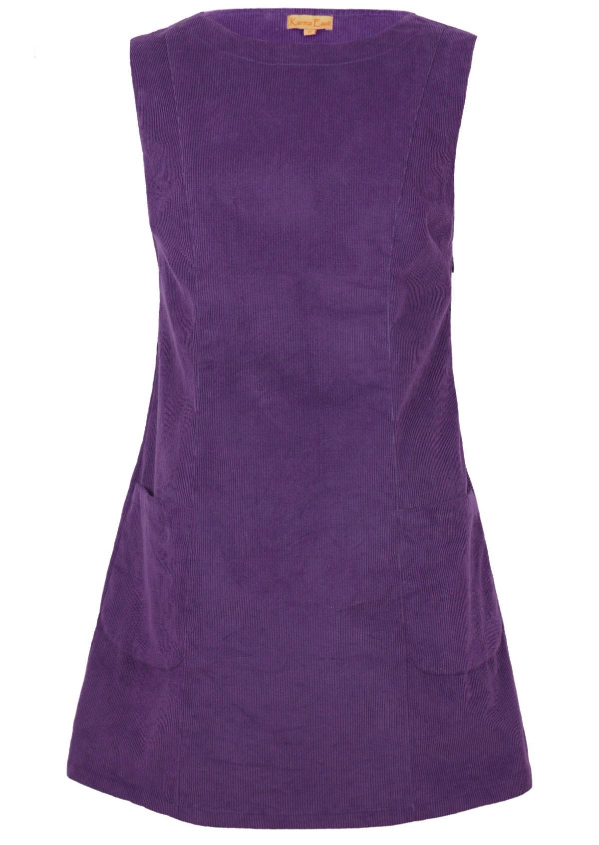 Parachute Purple Tunic features a fitted bodice and is 100% cotton corduroy.