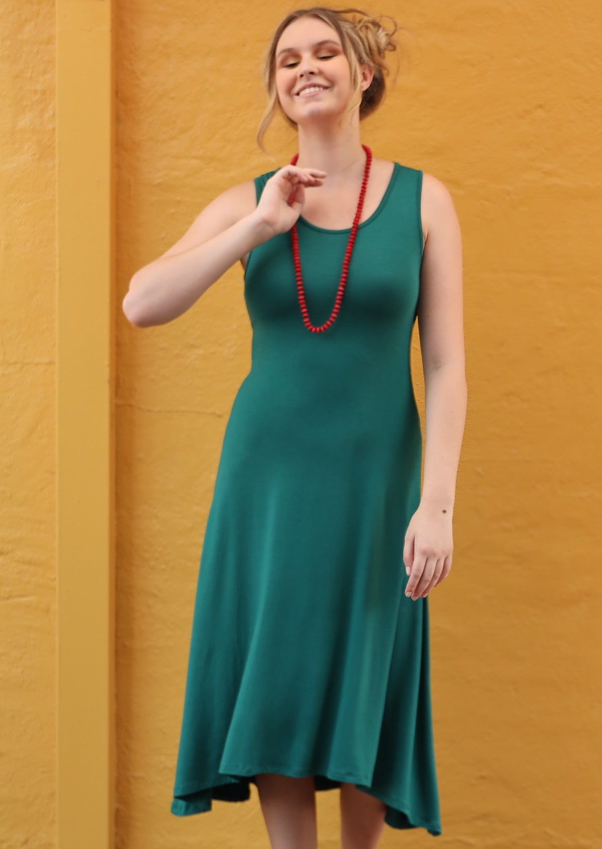 women's midi basic dress