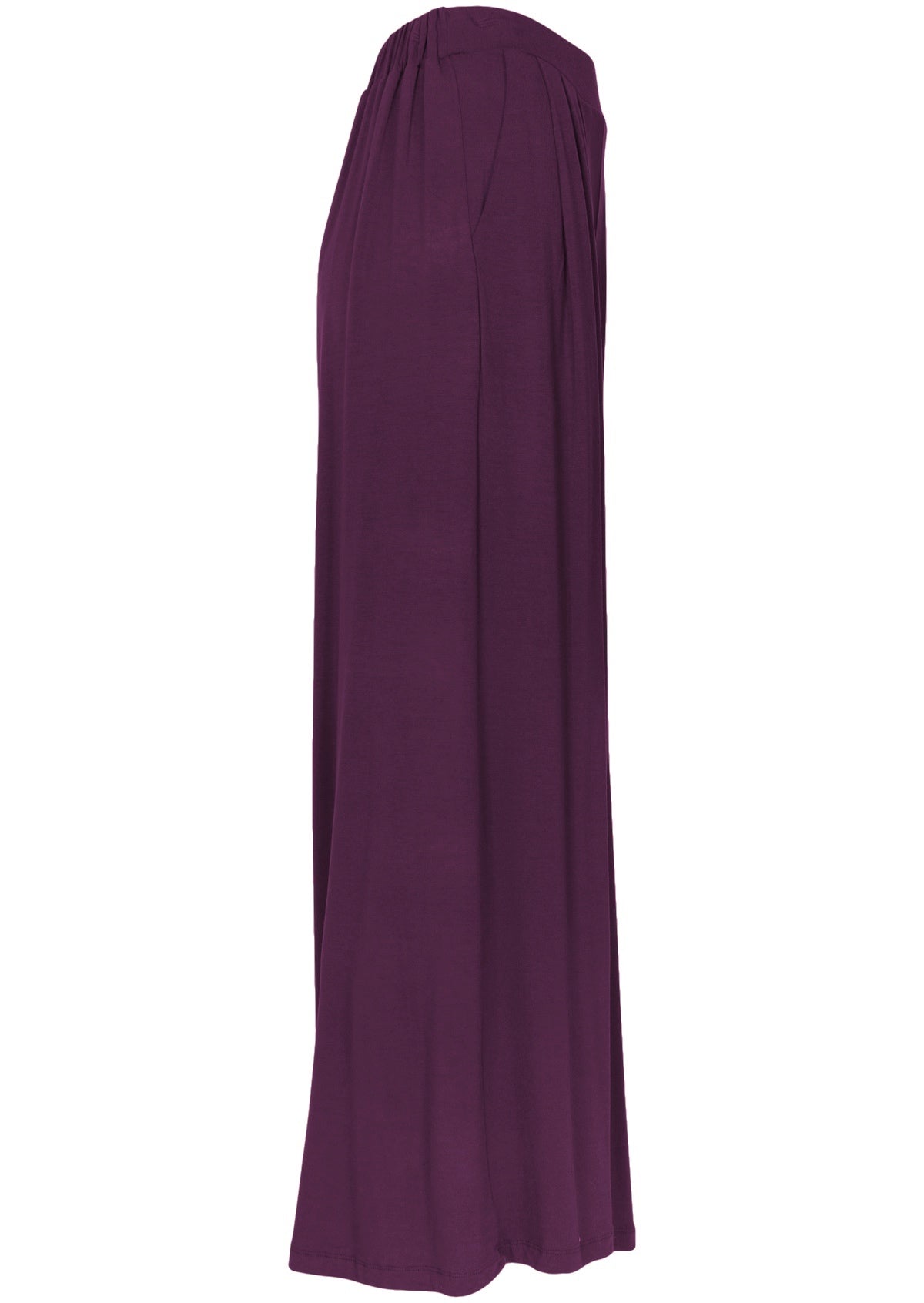 side view high waisted pant purple