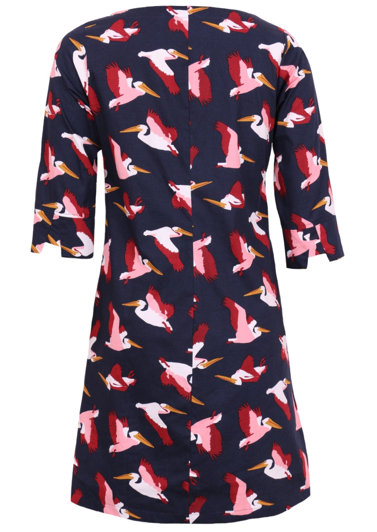 back view a-line women's dress