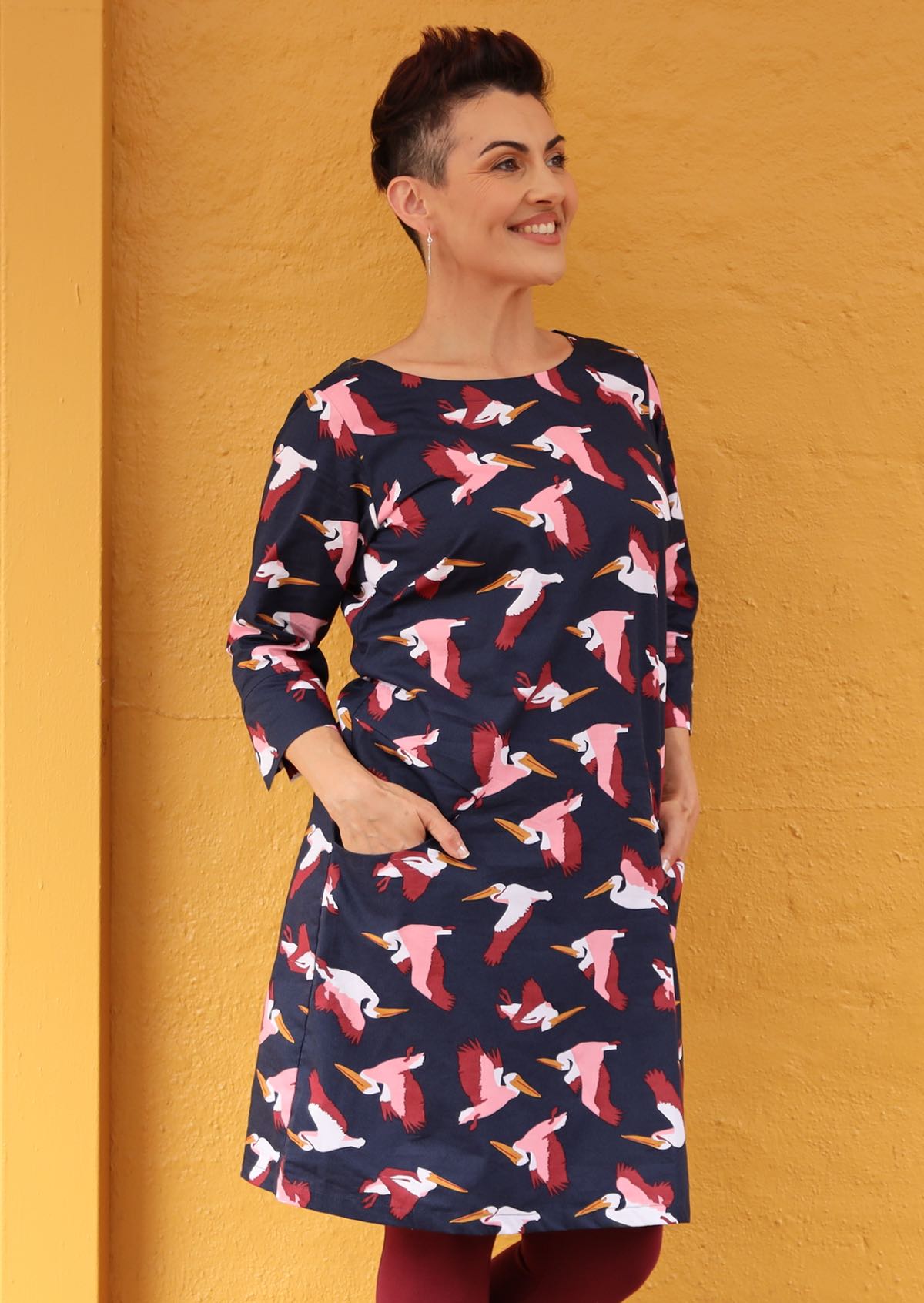 women's printed cotton dress Australia