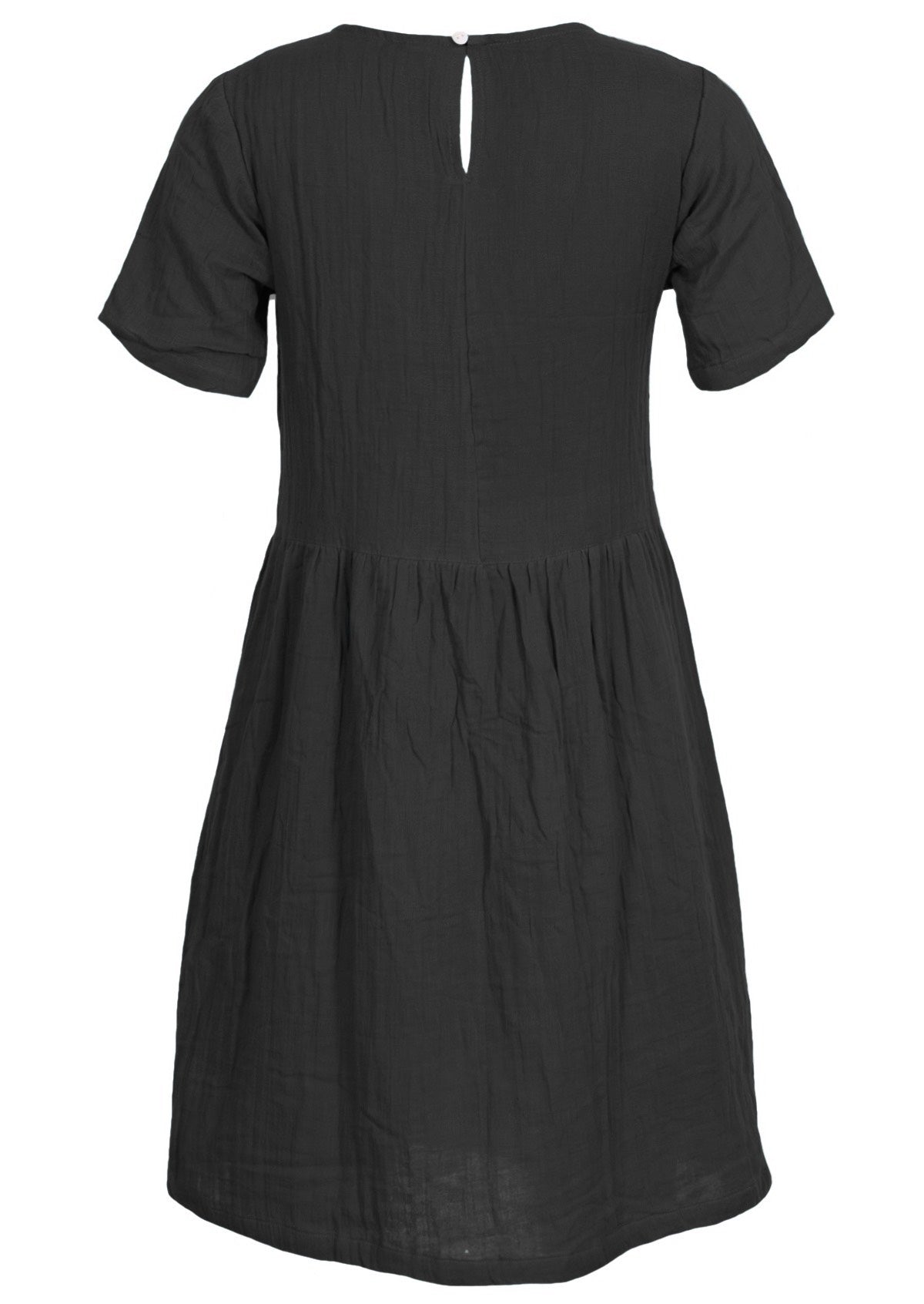 back view knee length cotton dress