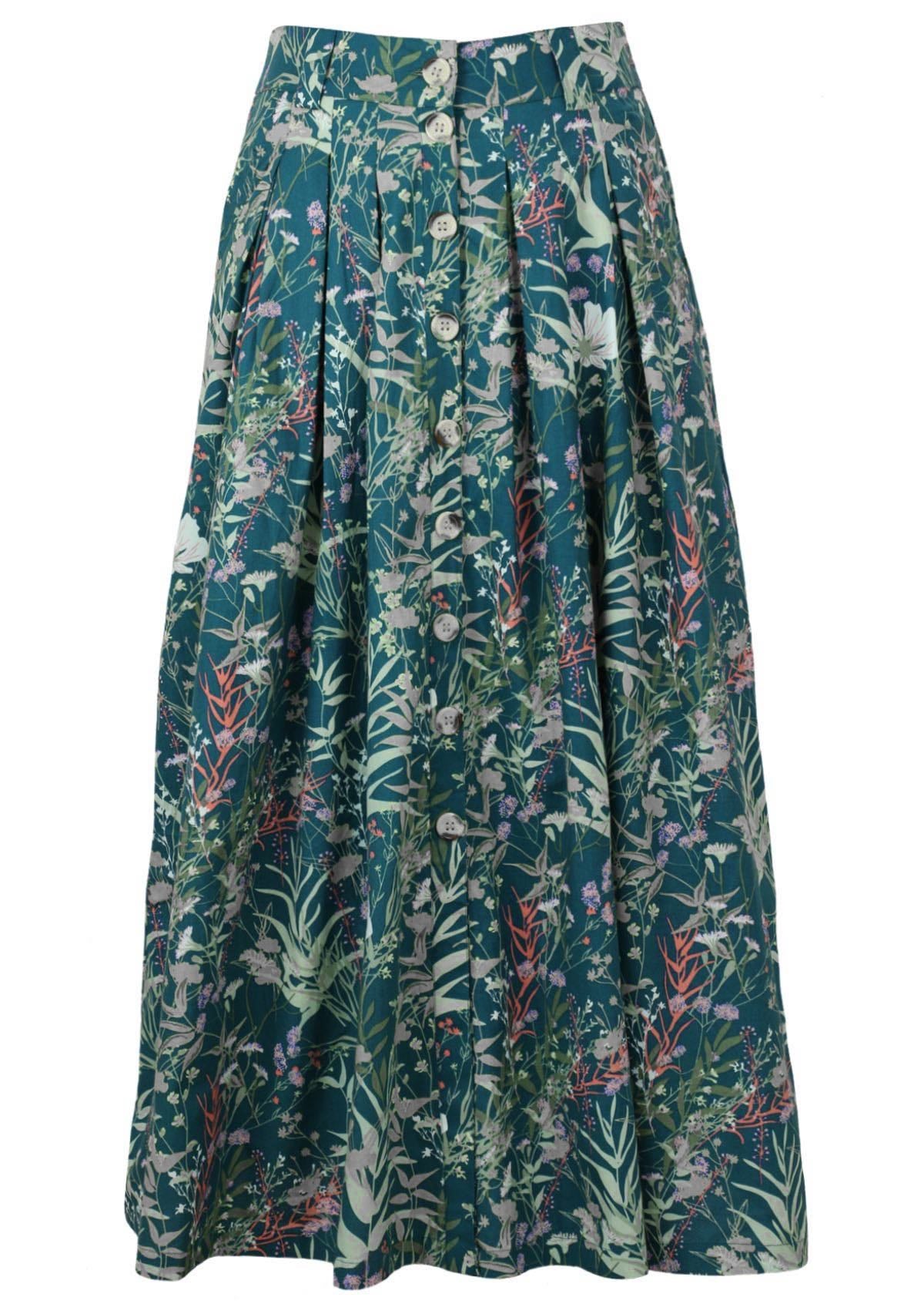 cotton maxi skirt button down Australia