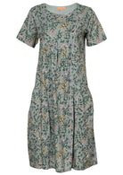 Floral Printed Cotton Womens Dress