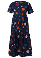 Round Neck 100% Cotton Womens Dresses