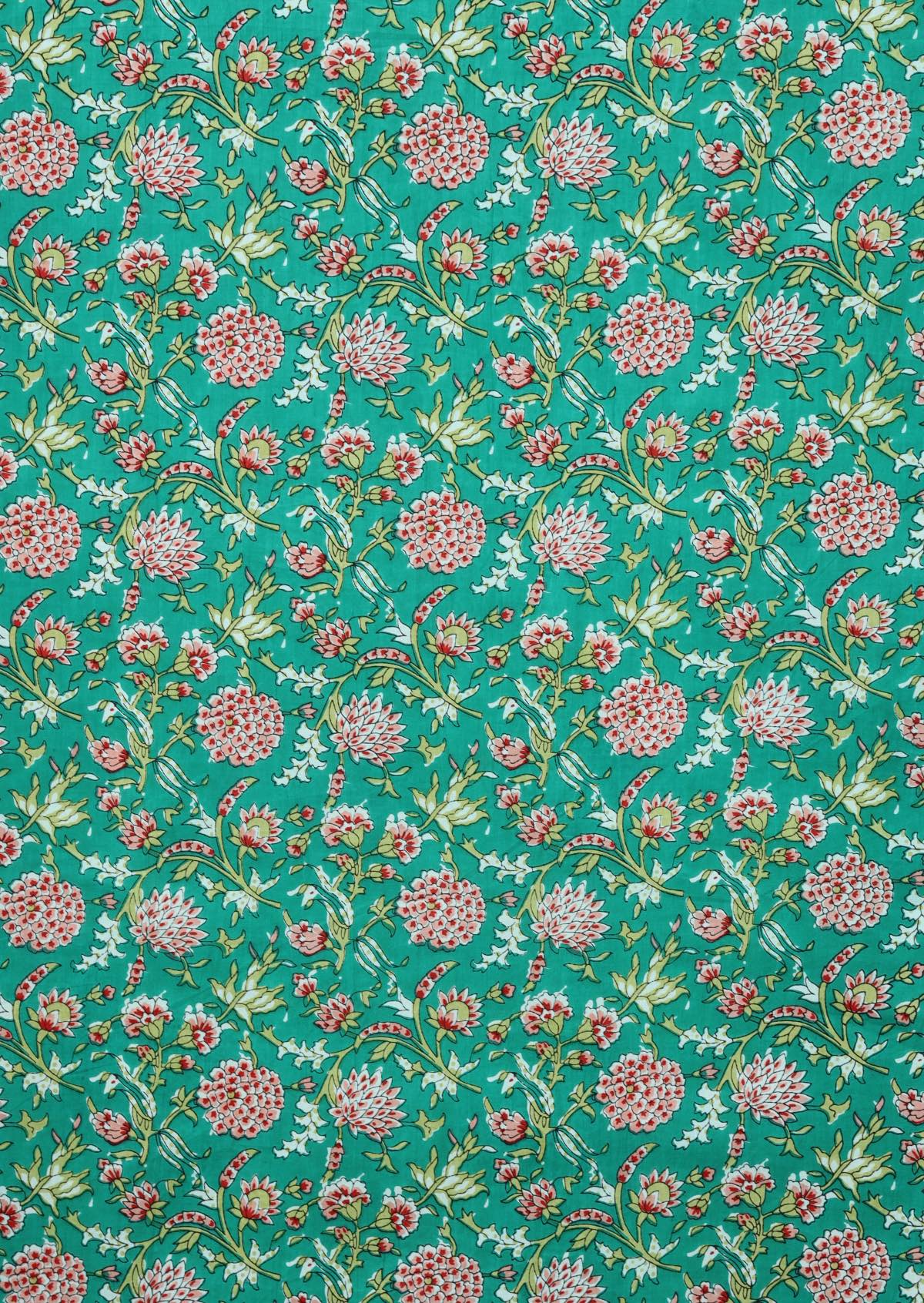 Juniper Print Collection - Jade Green Based Floral Cotton Tops and Dresses