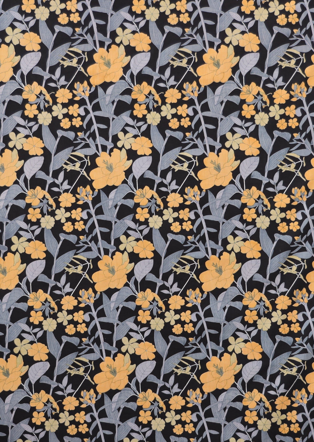 Nightshade Print Collection - Cotton Black Based Floral Print