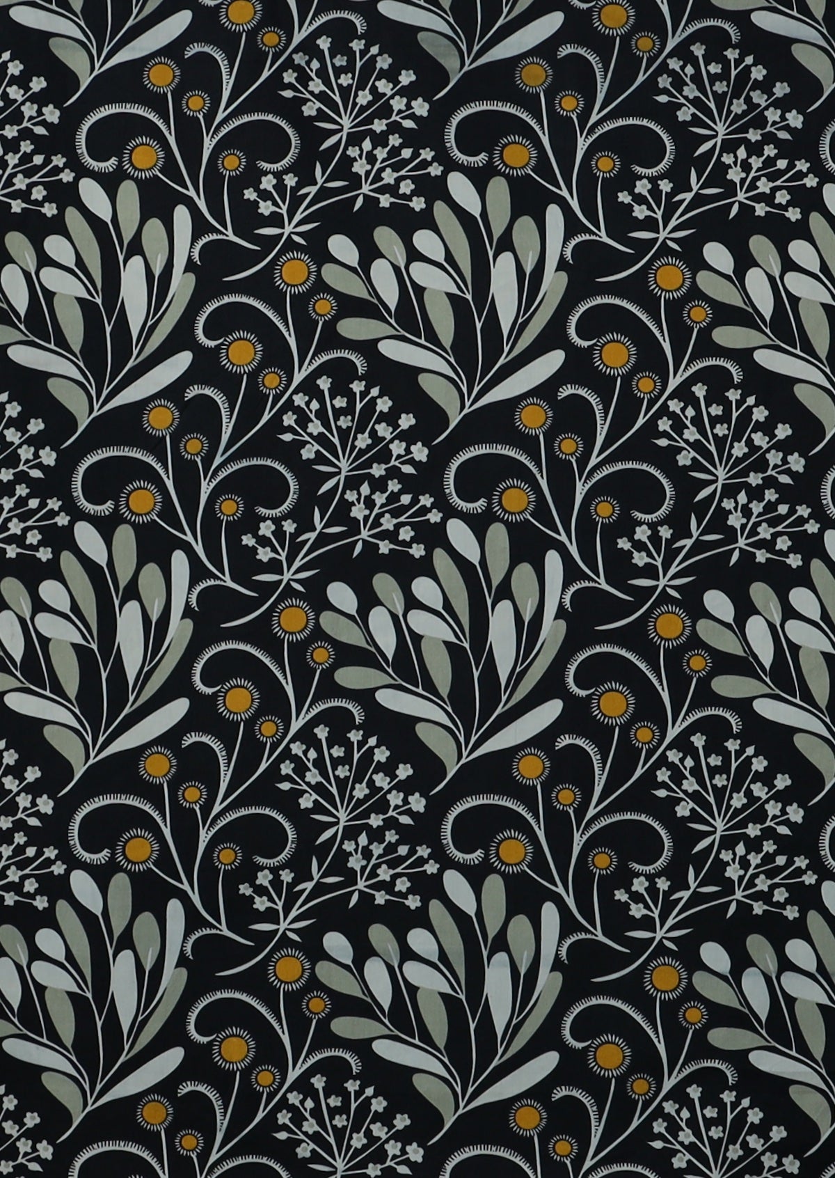 Wattle Print Collection - Dark Based Cotton in Dresses and Skirts