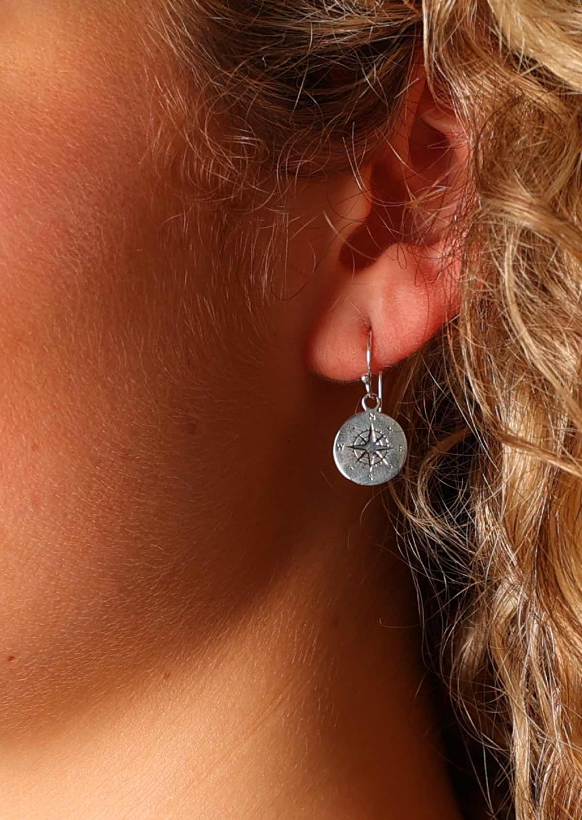 Let these Karma Compass earrings help give you some direction