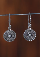 Sterling silver charm earrings 