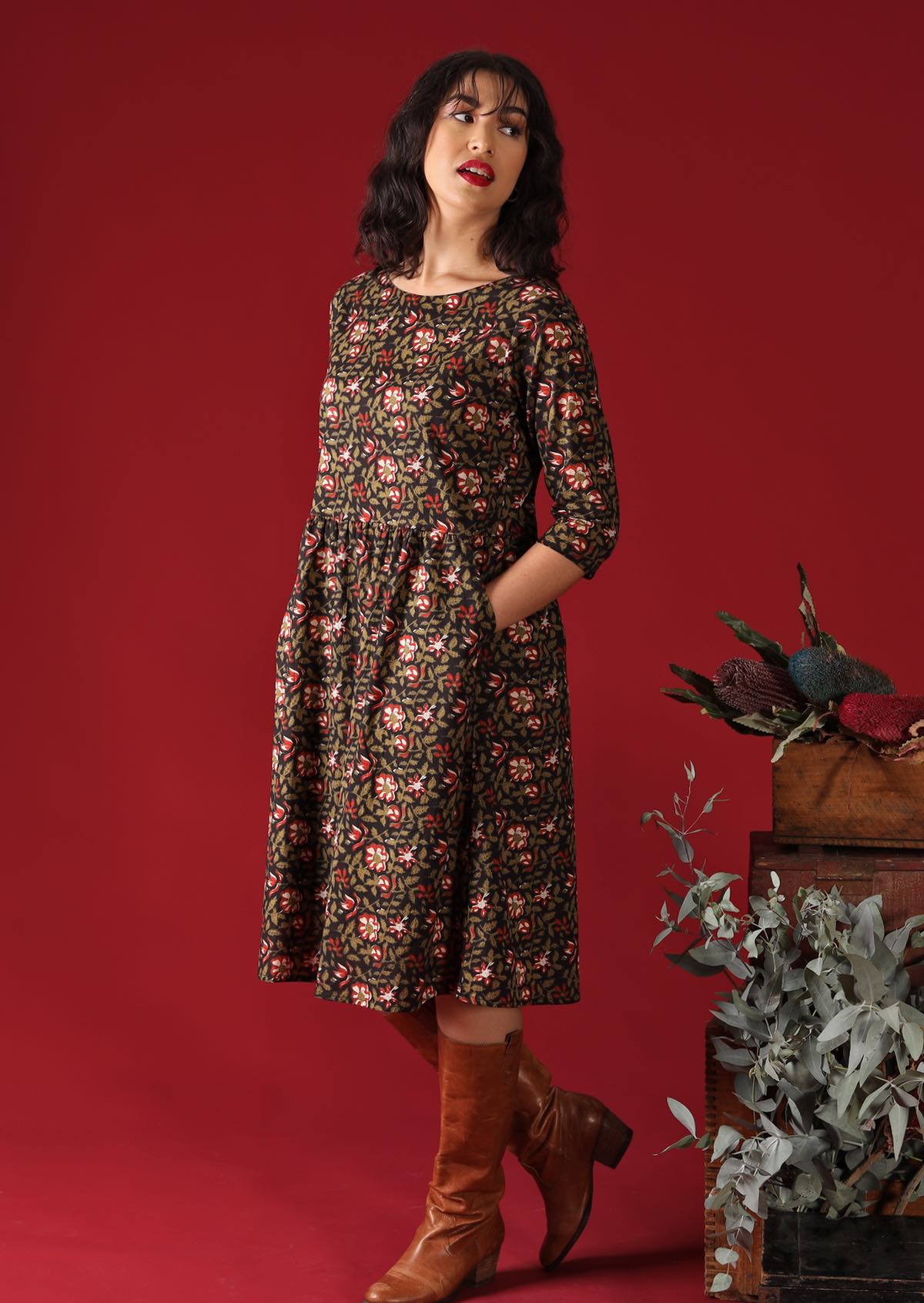 Floral dresses 2024 with pockets