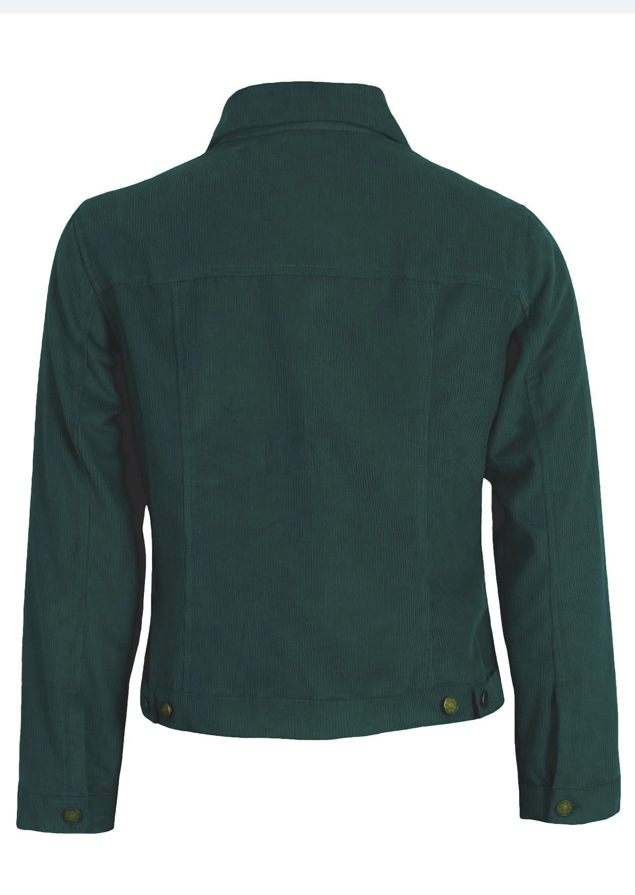 Cotton corduroy jacket with adjustable tabs