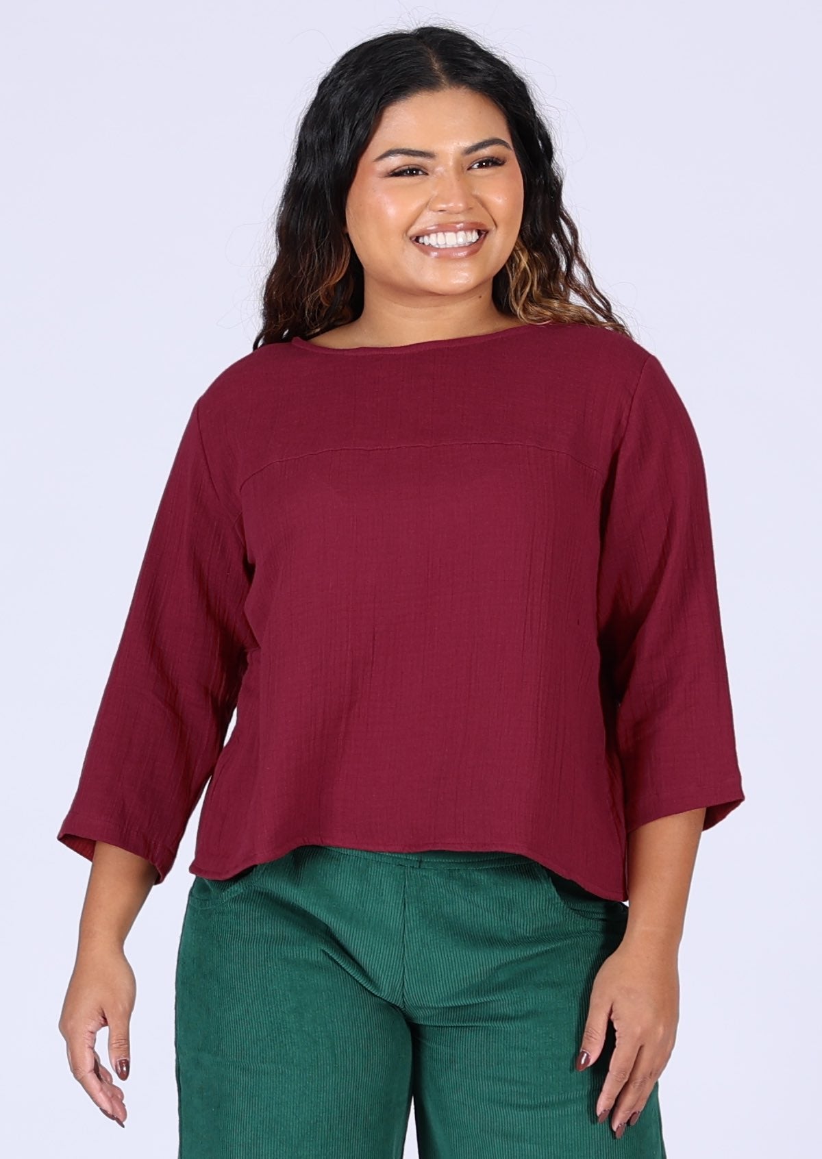 Lightweight cotton loose fit top perfect for day and night wear