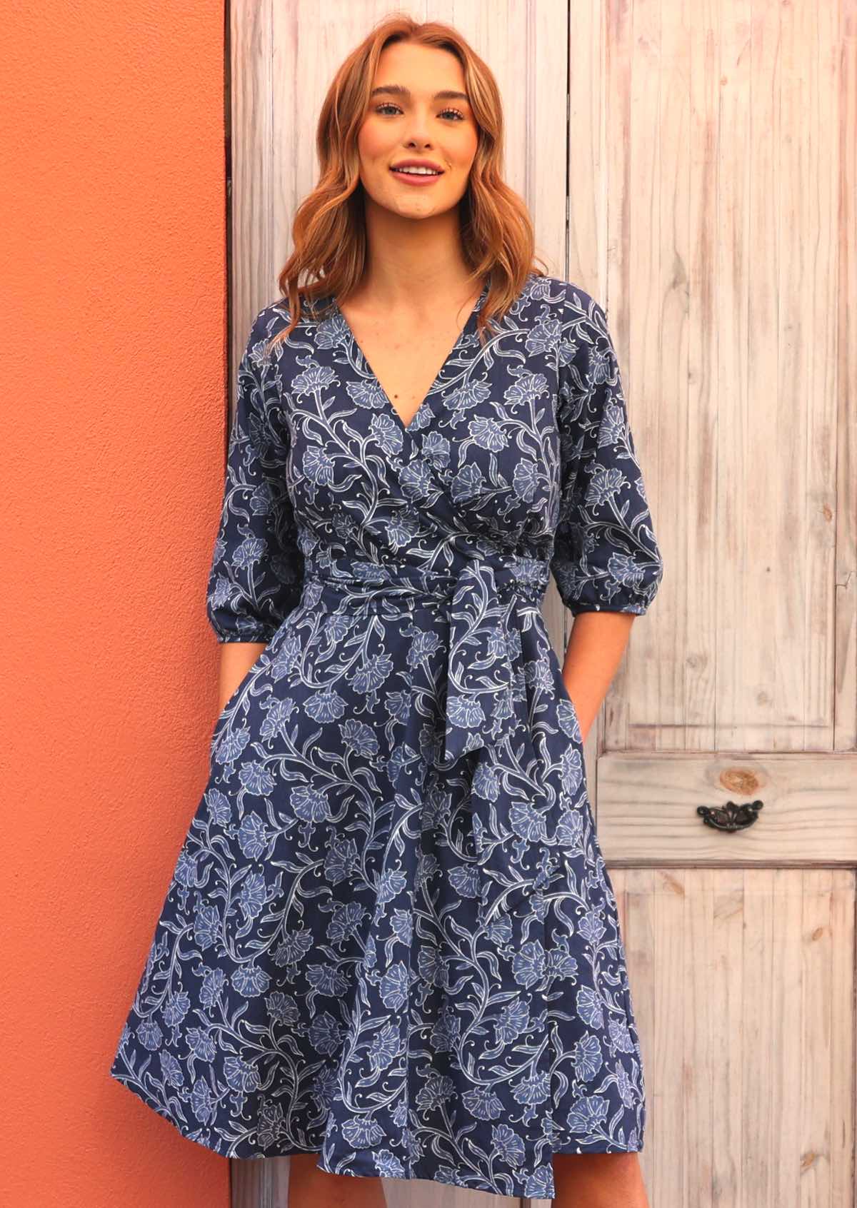 Ella floral dress best sale