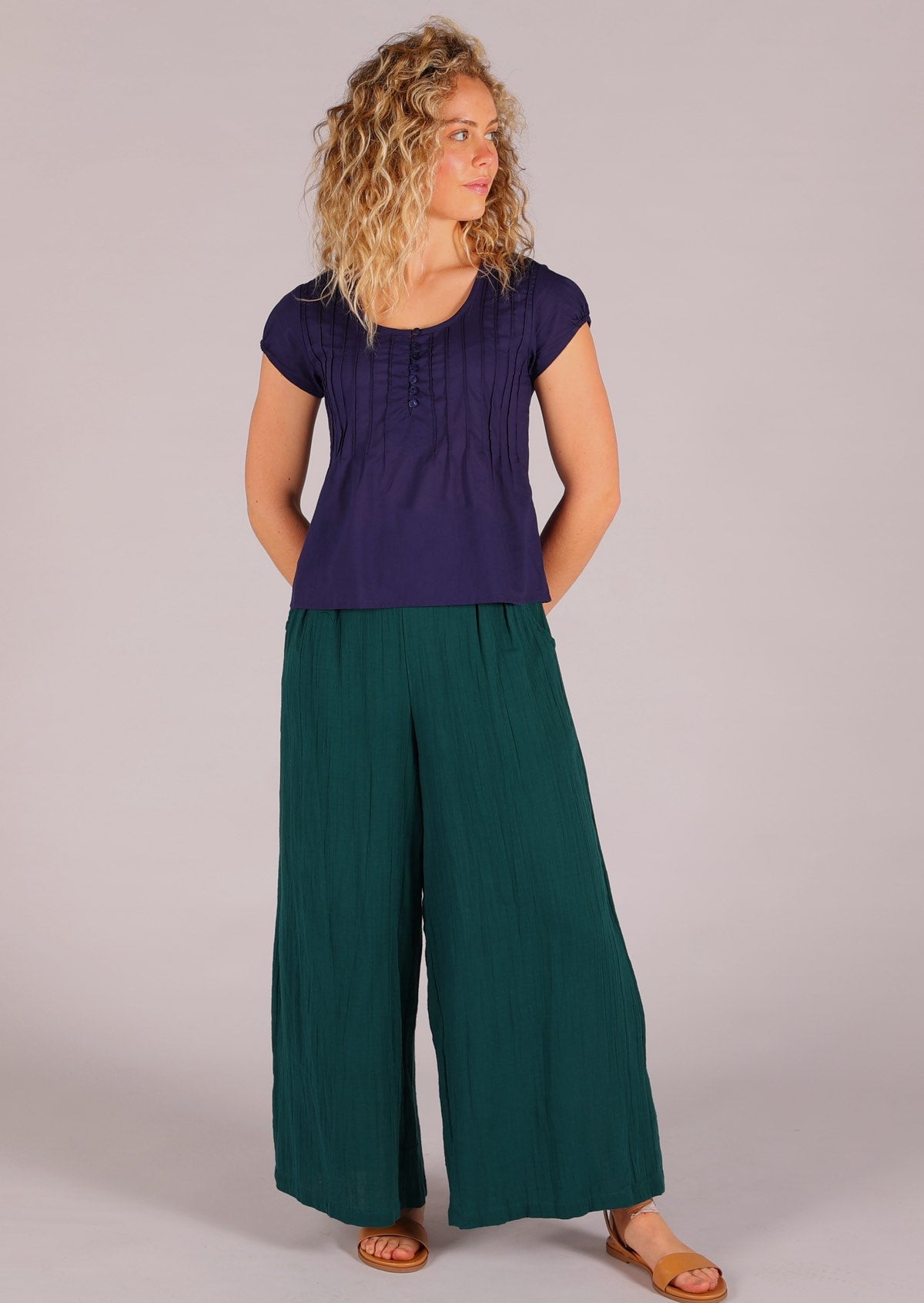 Wide leg pants provide ultimate comfort for any occasion