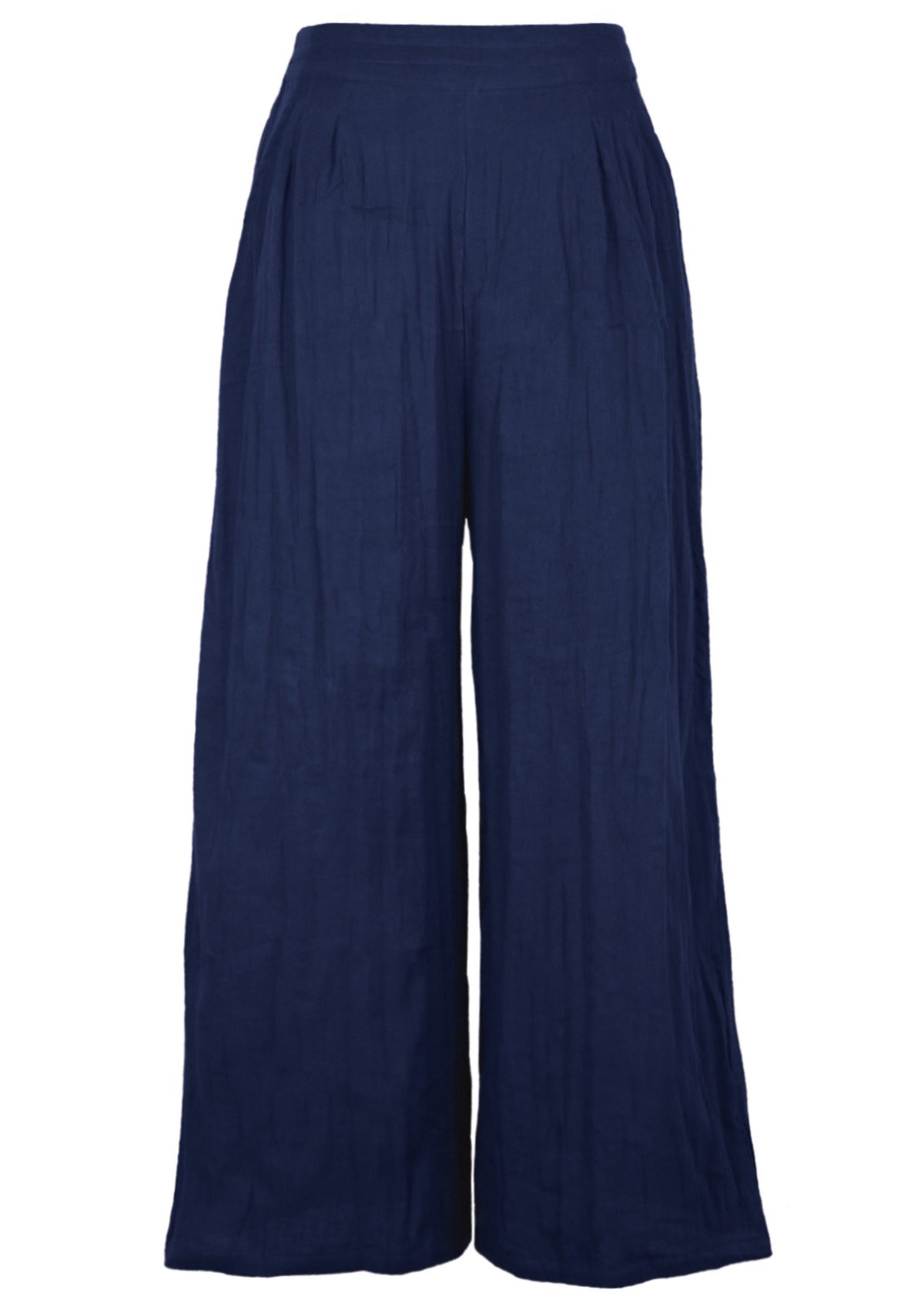 Dark blue pants made form two layers of cotton gauze