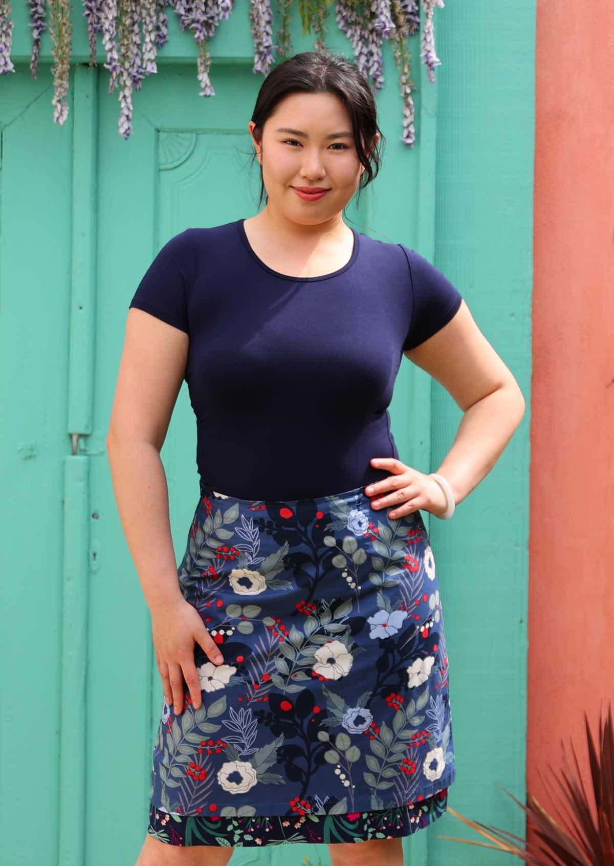 Plus size reversible skirts best sale