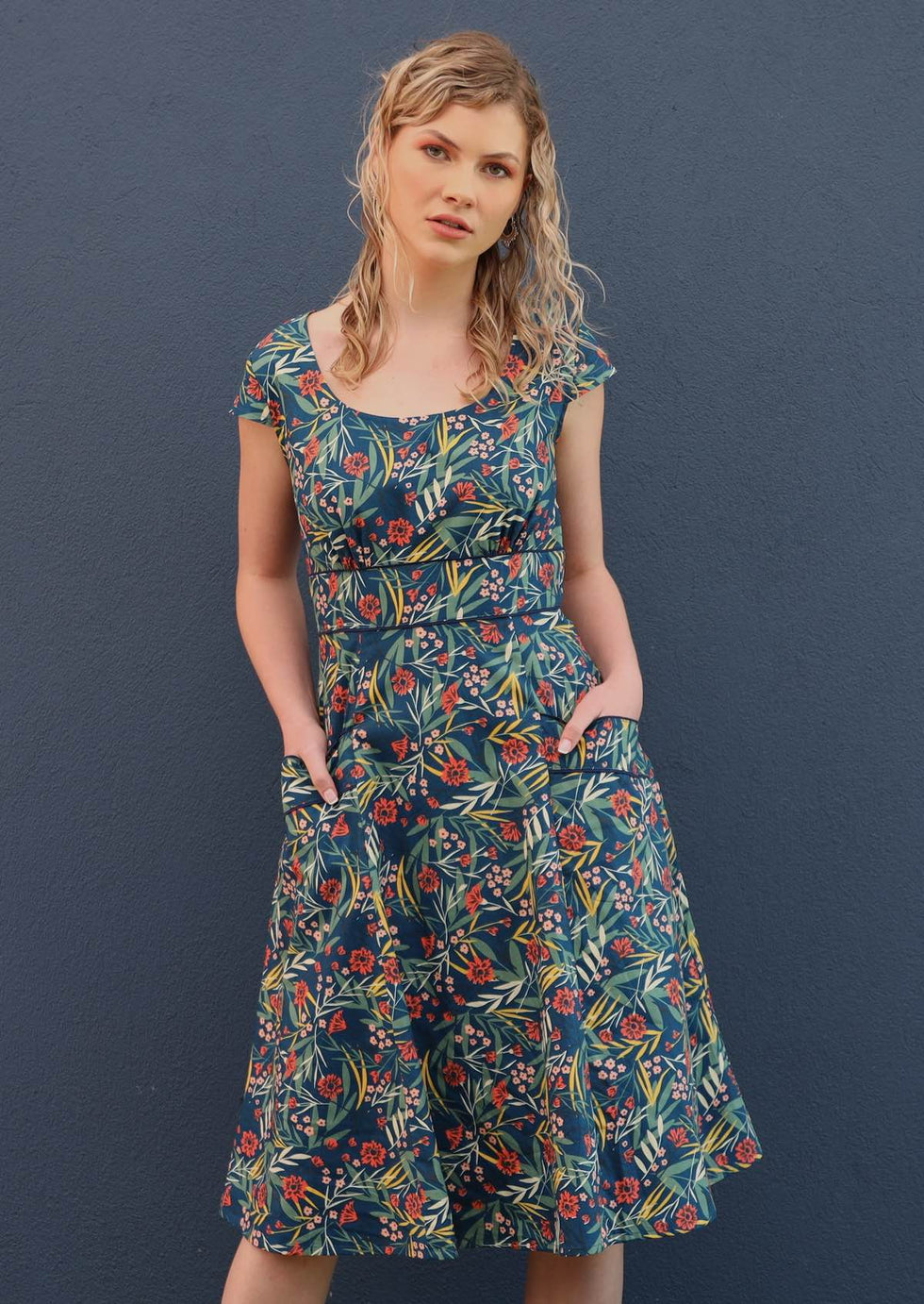 Cotton Womens Dresses Retro Boho Style | Karma East Australia