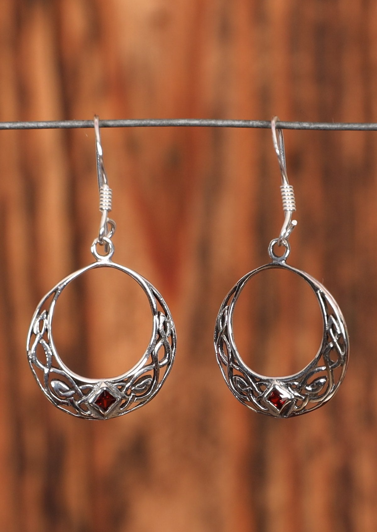 Diamond shaped deals dangle earrings