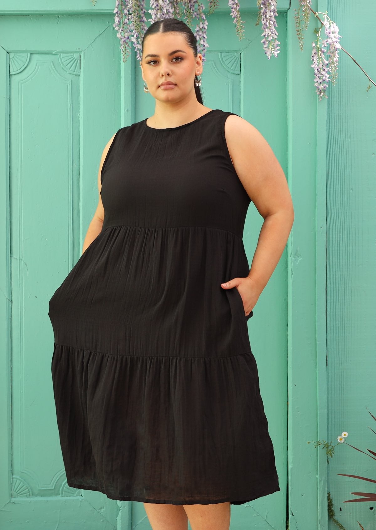 Black dress plus outlet size australia