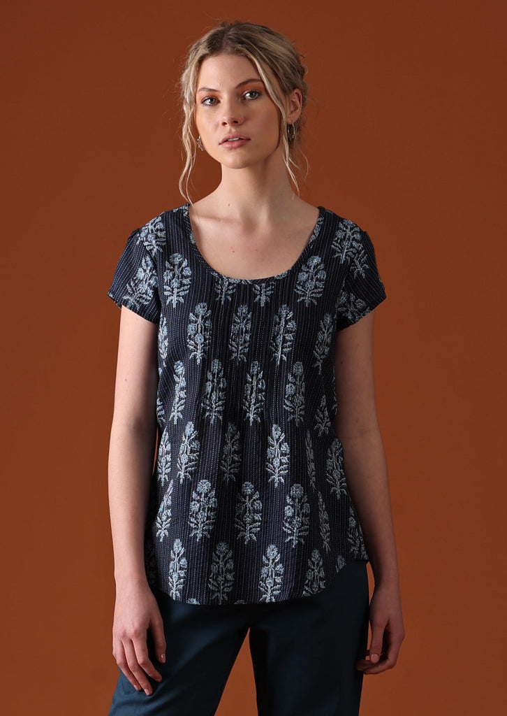 Women's Short Sleeve Shirts & Tops - Karma East