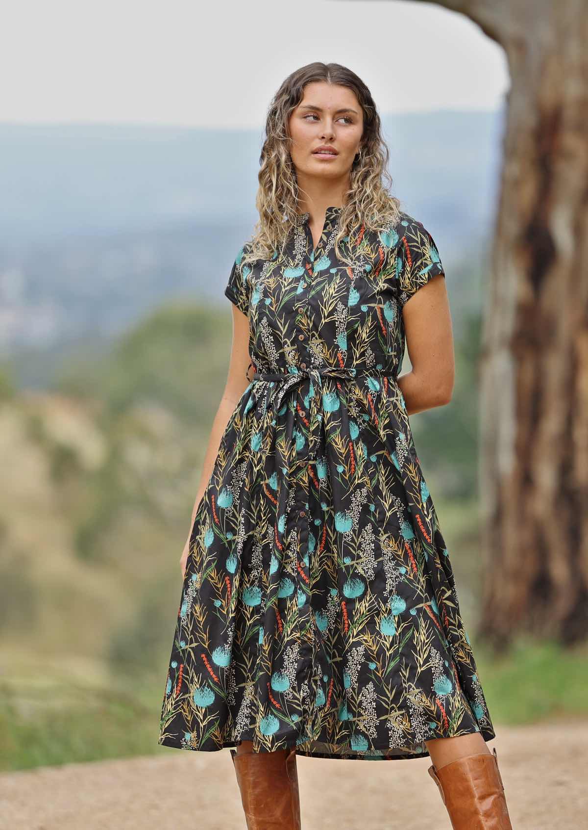 50s style clearance floral dress