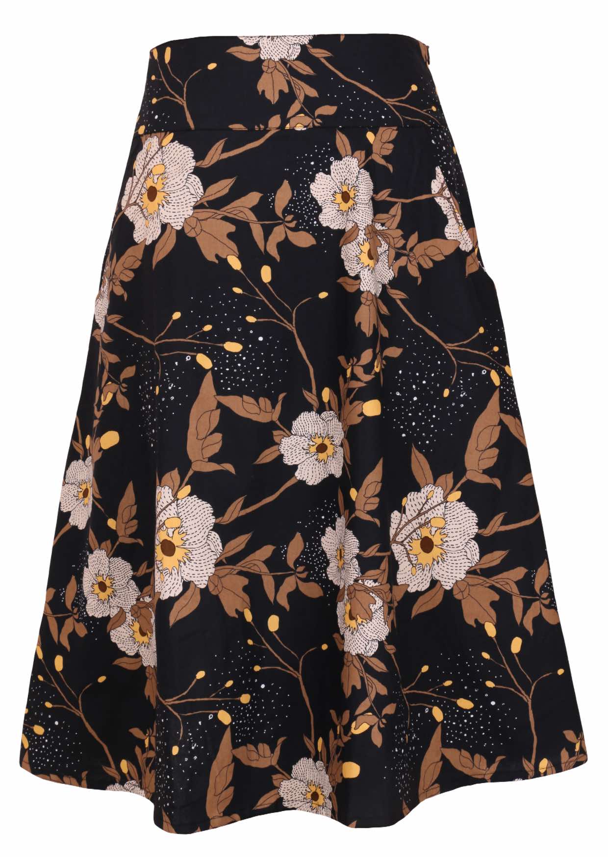 Zarah Skirt Camellia | Mid length A-line Skirt With Pockets