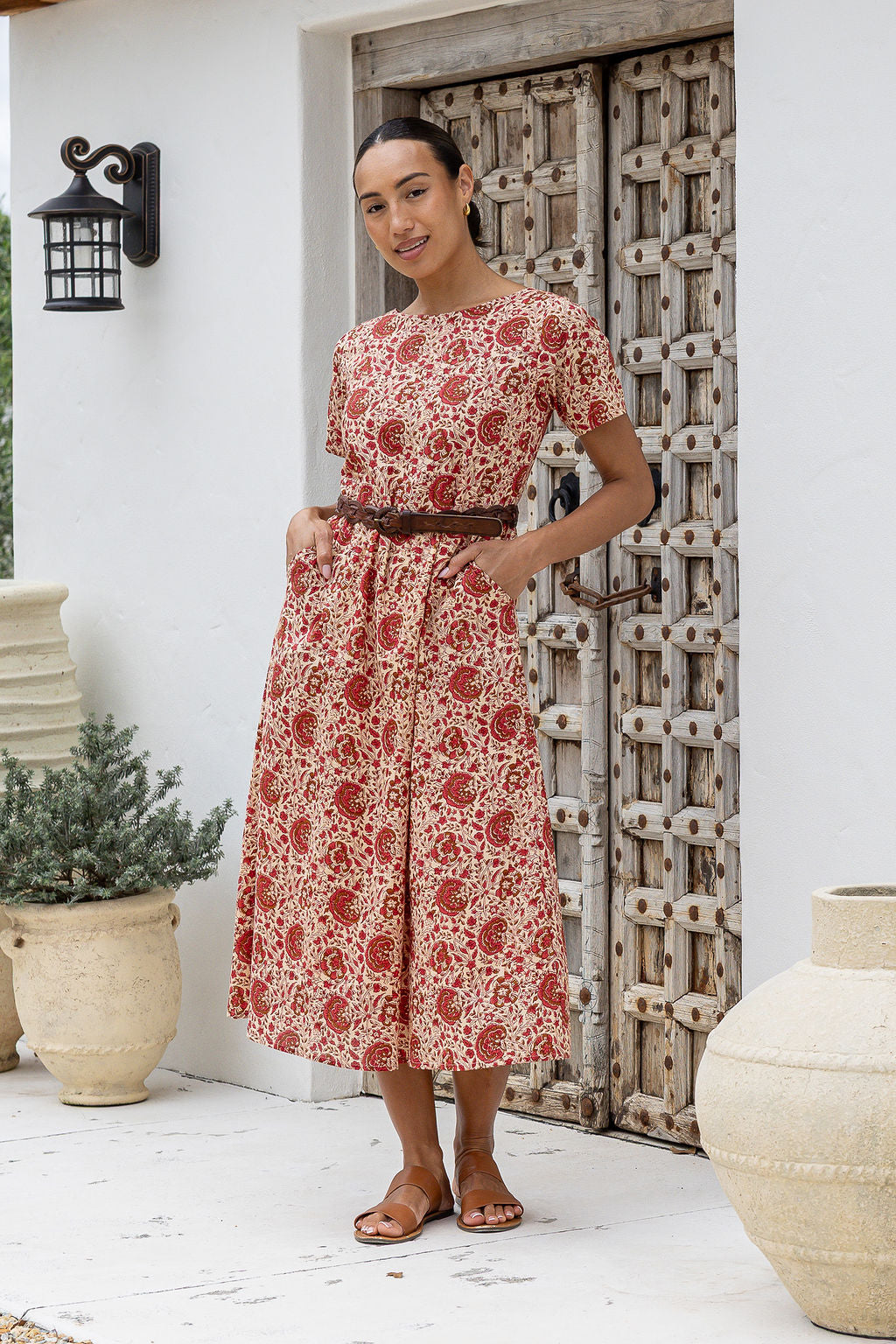 August Dress Rose