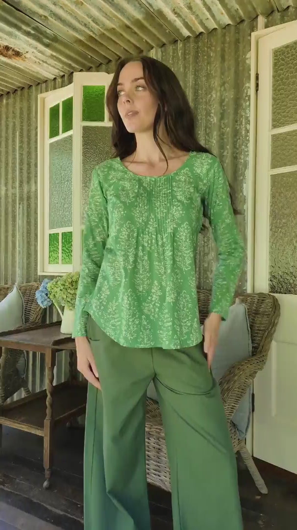Tulsi Long Sleeve Top Leaf video