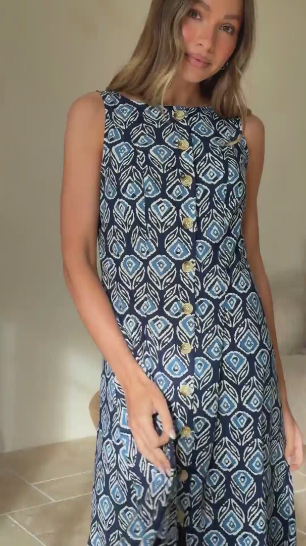 Emma Dress Blue Tulip video