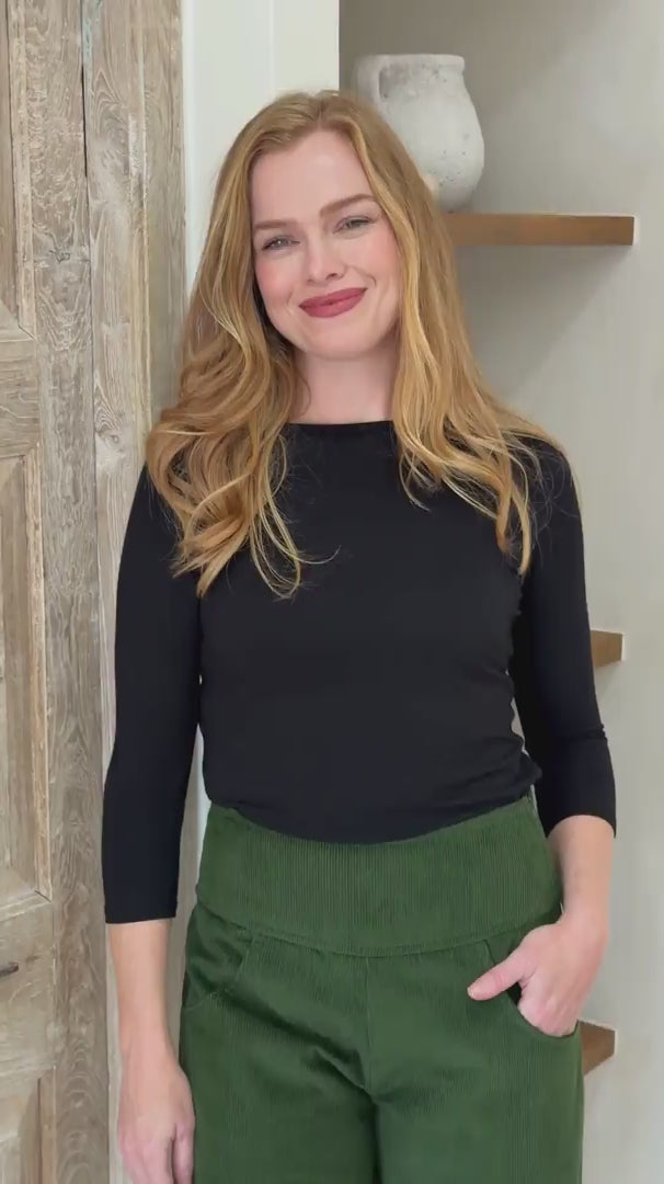 Esta Corduroy Pants Douglas Fir video