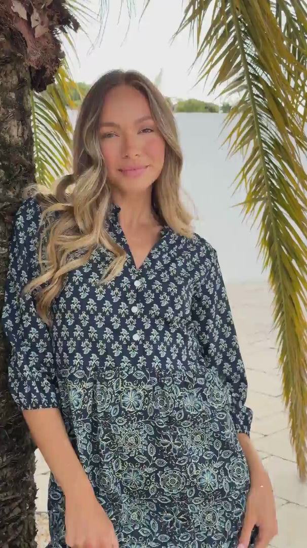 Blue Mango Tiered Maxi Dress video