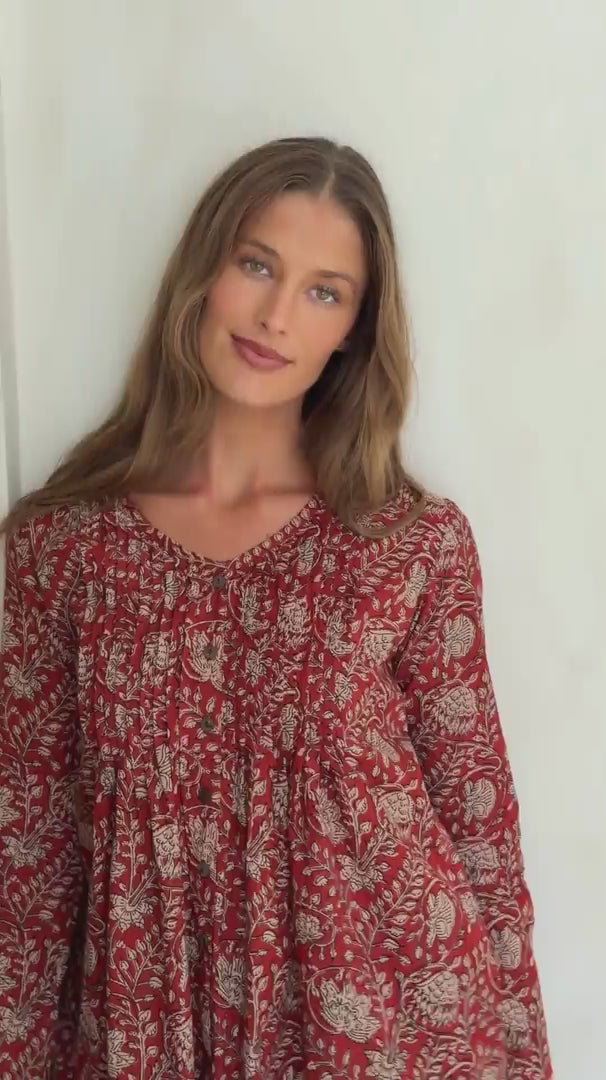Leia Top Ochre video
