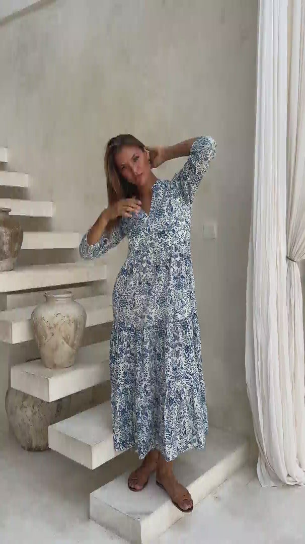 Isha Tiered Maxi Dress video