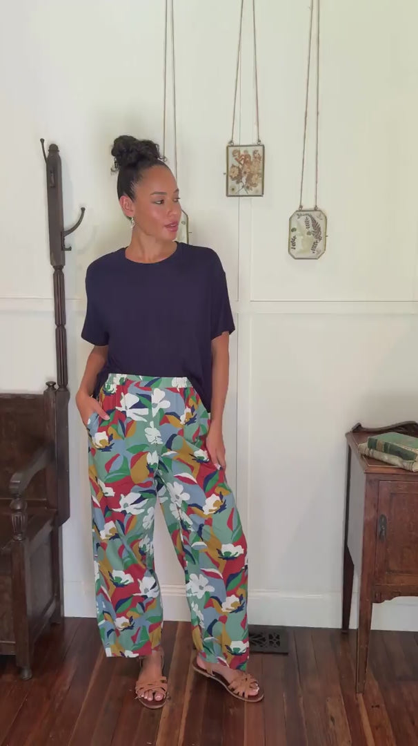 Greta Pants Tallow Wood video