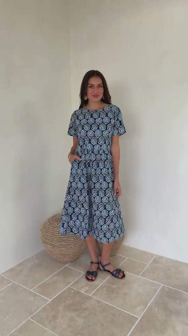 Maddison Dress Blue Tulip video