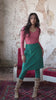 Aalia Corduroy Skirt Everglade video