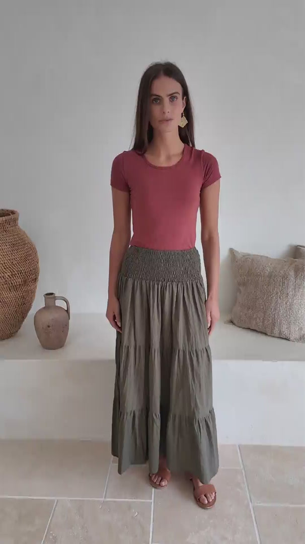 Dawn Maxi Skirt Kalamata video