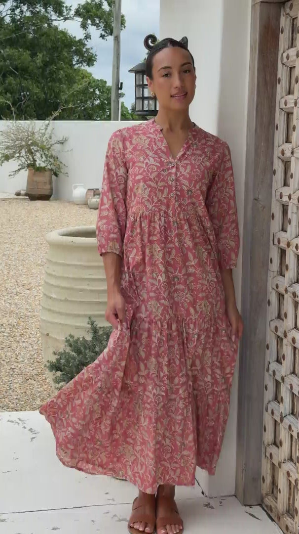 Dusk Tiered Maxi Dress video