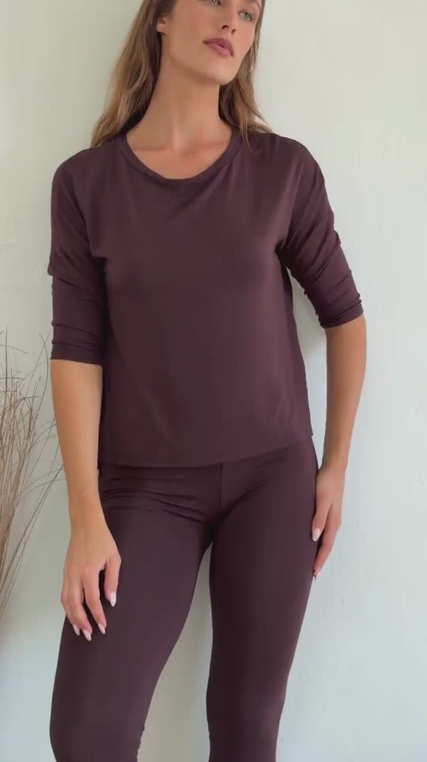 Leggings Dark Brown video