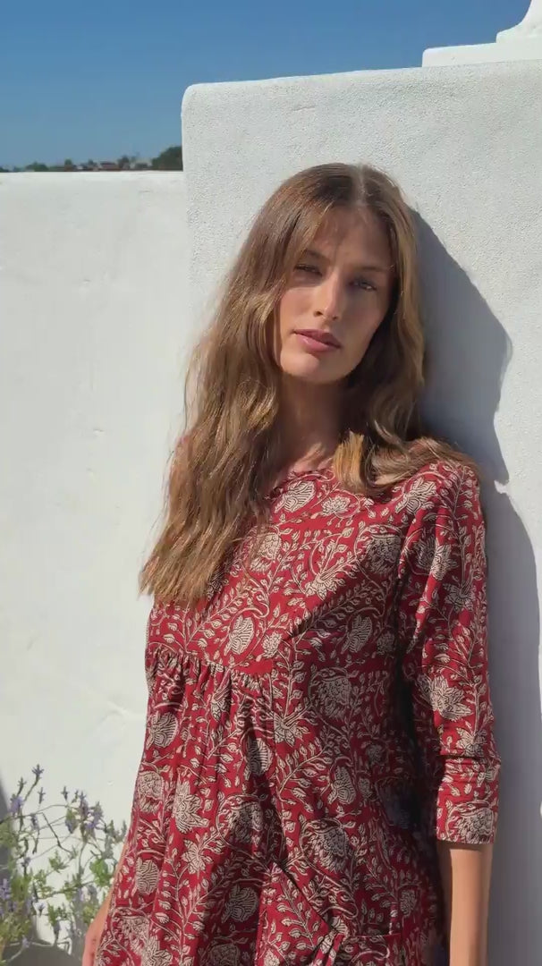 Tilda Dress Ochre video