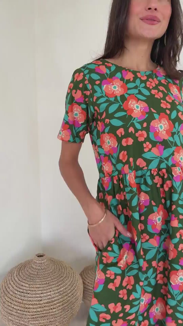 Mabel Dress Neon Jungle video