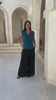 Pleated Cowl Neck Top Teal video