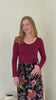 Belt Loop Velvet Skirt Black video