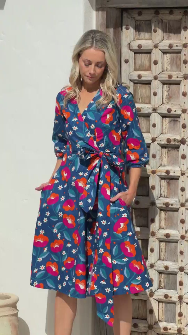 Ella Wrap Dress Joy video