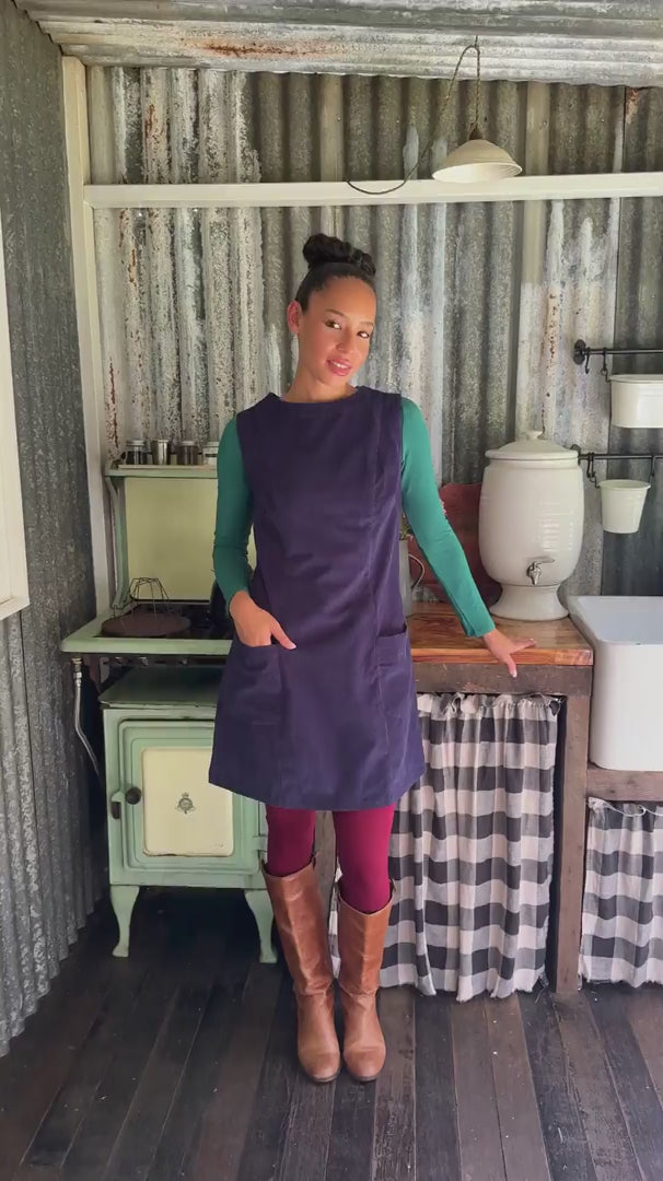 Polly Pocket Corduroy Tunic Maritime Blue video